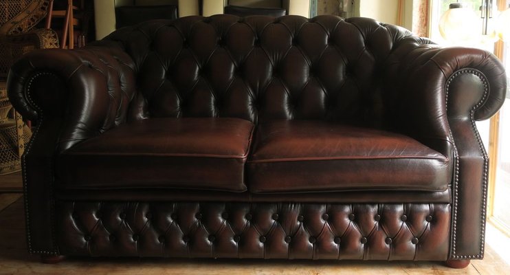 Vintage Chesterfield Sofa In Brown Leather From Centurion For At Pamono - Second Hand Dining Table Chesterfield Vintage Chesterfield Sofa In Brown Leather From Centurion For At Pamono - Second Hand Dining Table Chesterfield