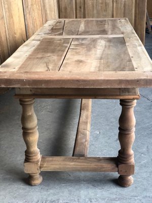 Mid 19th Century French Rustic Bleached, Pictures Of Painted Farmhouse Tables And Chairs In Taiwan