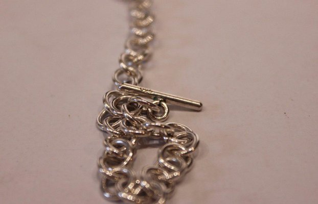 Heart-Shaped Pendant in Sterling Silver 