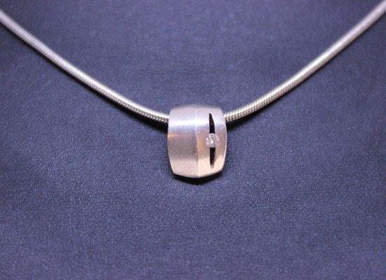 925 Sterling Silver Chain With Pendant, Sterling Landscaping Butler Pan