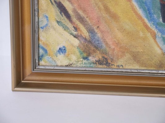 Mid Century Expressionism Returned Boats Kunstdruck Von Max Pechstein 1960er Bei Pamono Kaufen