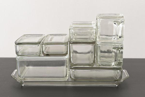 Bauhaus Kubus Storage Containers by Wilhelm Wagenfeld for