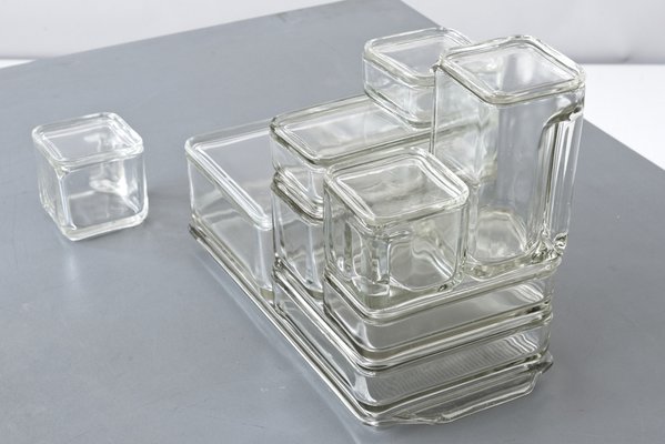 Bauhaus Kubus Storage Containers by Wilhelm Wagenfeld for