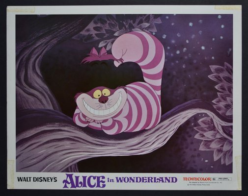 Alice In Wonderland Original Lobby Card Of Walt Disney S Movie Usa 1951 For Sale At Pamono
