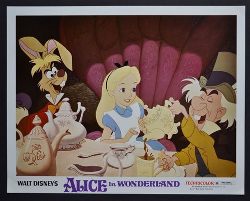 Alice In Wonderland Original Lobby Card Of Walt Disney S Movie Usa 1951 For Sale At Pamono