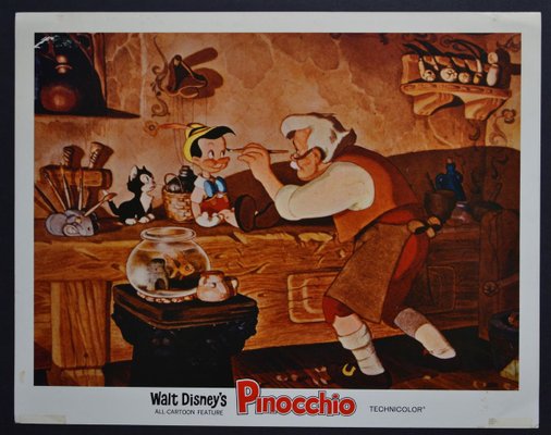 Pinocchio Original American Lobby Card Of Walt Disney S Movie Usa 1940 For Sale At Pamono