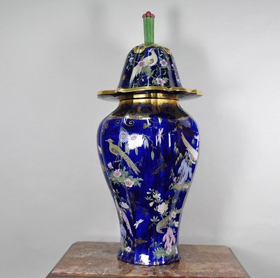 Große Steinvase aus 19. Jhdt. Von Masons Patent Ironstone China bei Pamono kaufen