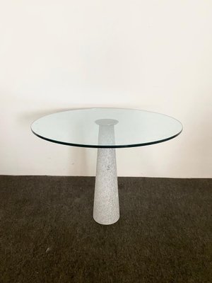 Marble And Crystal Dining Table 1970s, Crystal Dining Table