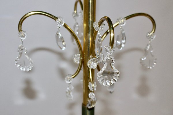 mid century modern gold floor lamp