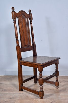 Antique English Oak Dining Chairs Set Of 8 Bei Pamono Kaufen