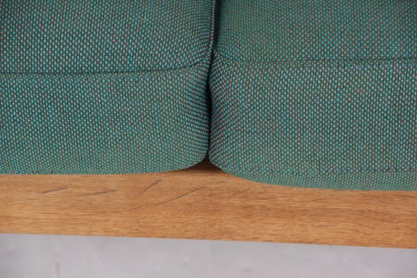 Mid-Century Oak and Wool 3-Seater Model 2342 Sofa by Børge Mid-Century Oak and Wool 3-Seater Model 2342 Sofa by Børge