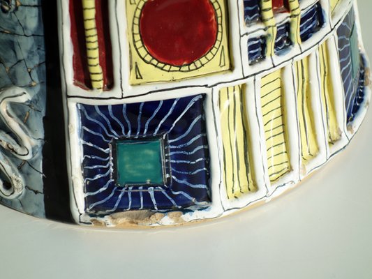 Large Italian Ceramic Vase By Otello Rosa For San Polo Venezia 1950s For Sale At Pamono