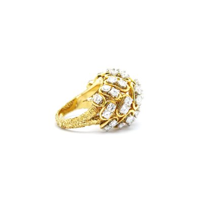 Goldener Ring Mit Diamanten Von Cartier 1960er Bei Pamono Kaufen