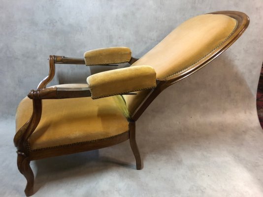 Antique Louis Philippe Voltaire Lounge Chair for sale at Pamono