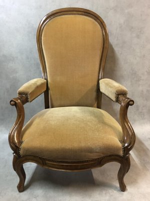 Louis Philippe ルイフィリップ チェア フレンチビンテージ クラシック 椅子 アンティーク インテリア Antique Louis Philippe Voltaire Lounge Chair for sale at Pamono