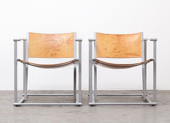 Vintage Model Fm62 Cubic Chairs By Radboud Van Beekum For Pastoe 1980s Set Of 2 For Sale At Pamono