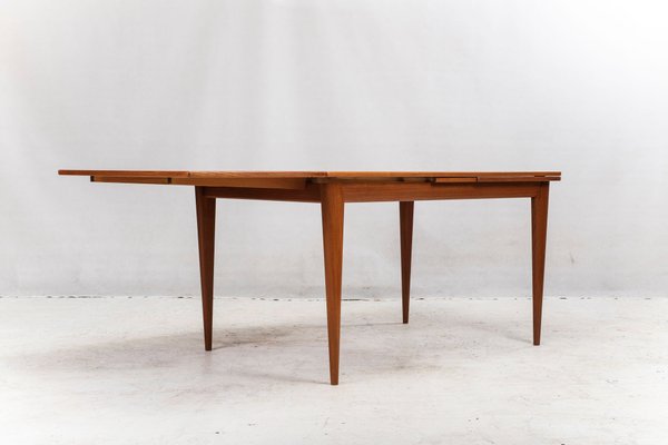 Danish Extendable Teak No. 254 Dining Table by Niels Otto M ller