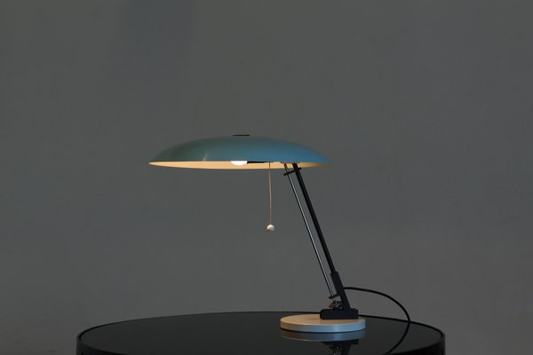 Baby Blue Adjustable Ufo Table Lamp By Louis C Kalff For Philips 1950s Sale At Pamono 