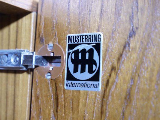 Mid Century Teak String Shelf From Musterring International 1960s For Sale At Pamono