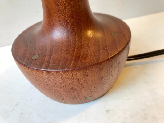 Scandinavian Modern Teak, Brass, and Scandinavian Modern Teak, Brass, and
