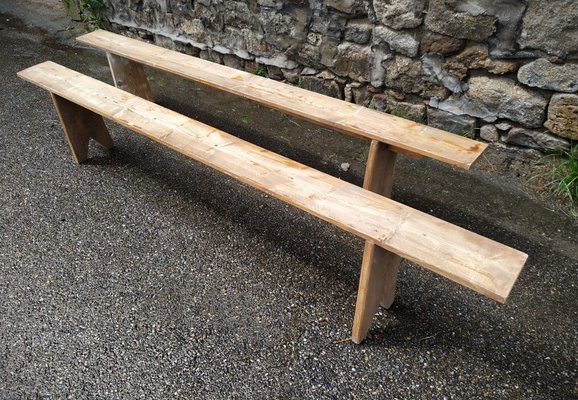 Rustic Benches 1920s Set Of 2 For, Rustic Wooden Benches Uk
