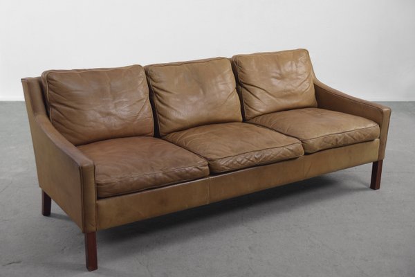 Divano Vintage In Pelle Color Cognac Di Ope Svezia Anni 60 In Vendita Su Pamono