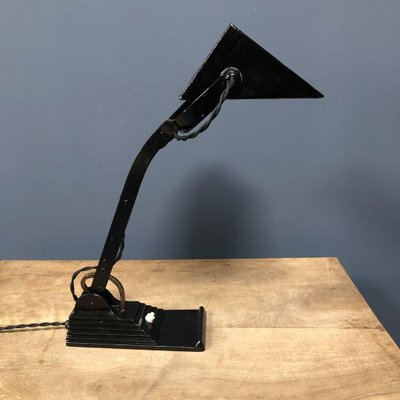 black bankers lamp