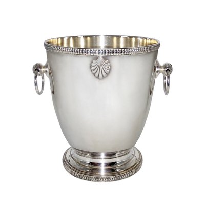 silver champagne cooler