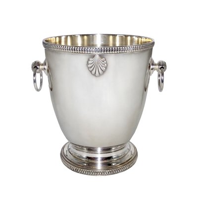 silver champagne cooler