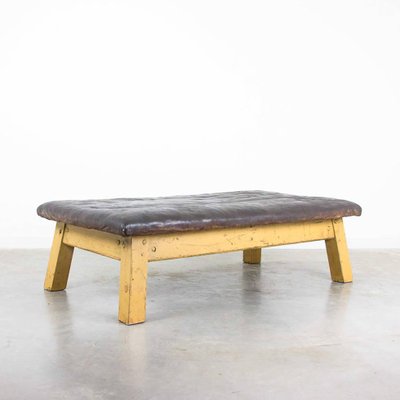 Banc De Gymnastique Vintage En Cuir En Vente Sur Pamono
