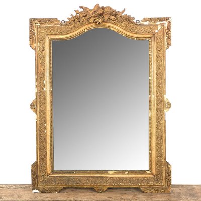 Antique French Napoleon Iii Gilt Mirror, French Gold Gilt Mirror
