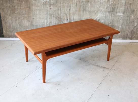 Dänischer Mid Century Teak Couchtisch von Niels Bach bei Dänischer Mid Century Teak Couchtisch von Niels Bach bei