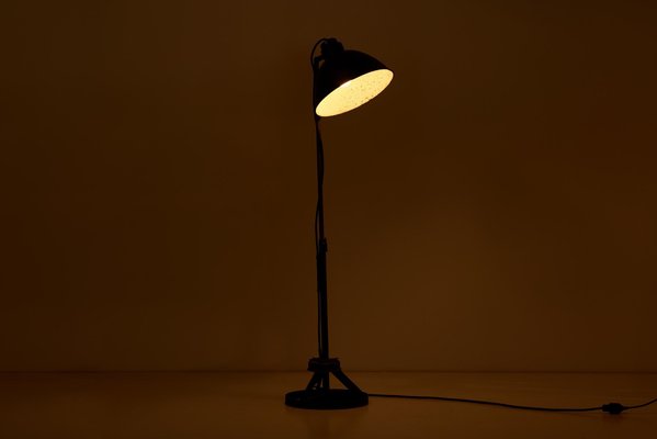 Bauhaus Industrial Height Adjustable, Floor Lamps For Dark Rooms