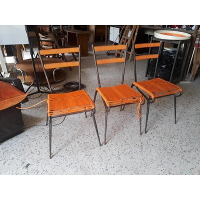 Woven metal chair online