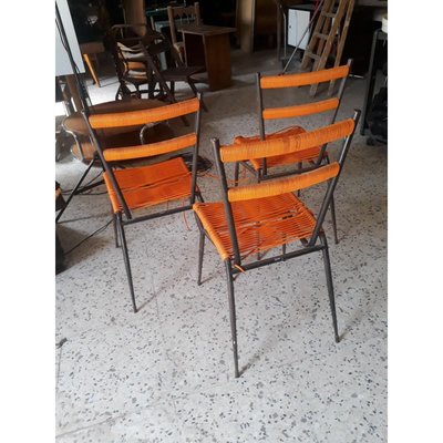 Woven outlet metal chair