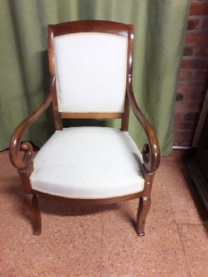 Antique Charles X Lounge Chair for sale at Pamono