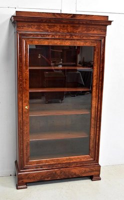 Burl wood cheap china cabinet