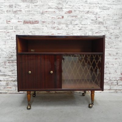 Vintage Tv Cabinet With Sliding Doors 1960s For Sale At Pamono