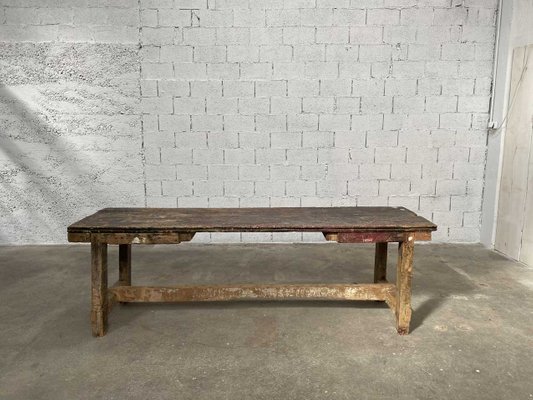 Banc De Travail Antique En Vente Sur Pamono