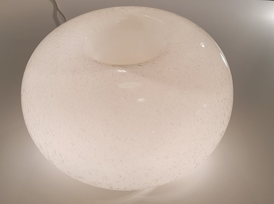 Murano Glass Sphere Table Lamp, Spherical Glass Table Lamp