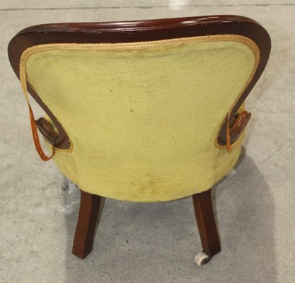 yellow nursing chair