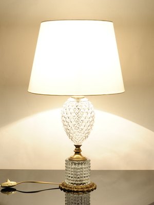 glass pineapple table lamp