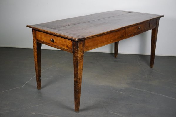 Antique Chestnut French Farmhouse Dining Table 19th Century For At Pamono - Vintage French Farmhouse Dining Table Antique Chestnut French Farmhouse Dining Table 19th Century For At Pamono - Vintage French Farmhouse Dining Table