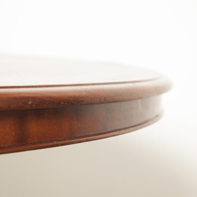 Runder SBC Tisch aus Mahagoni von Anna Castelli für Castelli, 1960er Runder SBC Tisch aus Mahagoni von Anna Castelli für Castelli, 1960er