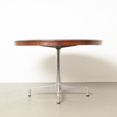 Runder SBC Tisch aus Mahagoni von Anna Castelli für Castelli, 1960er Runder SBC Tisch aus Mahagoni von Anna Castelli für Castelli, 1960er
