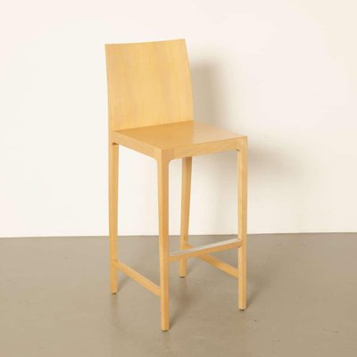 Vintage Blonde Wooden Bar Stool For Sale At Pamono