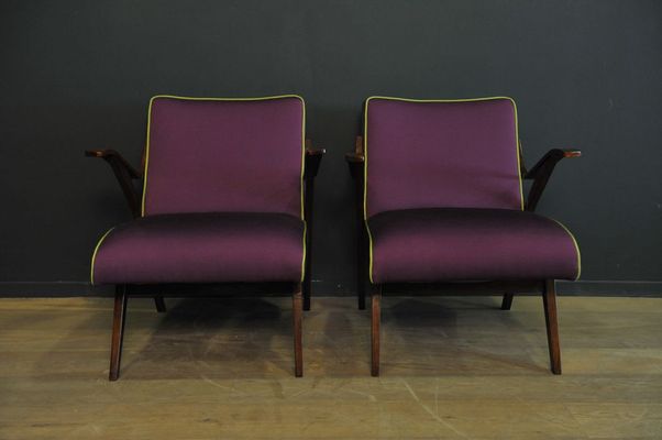 Poltrone con tessuto House Houlès Paris di Thonet, Scandinavia, 1961 ... Poltrone con tessuto House Houlès Paris di Thonet, Scandinavia, 1961 ...
