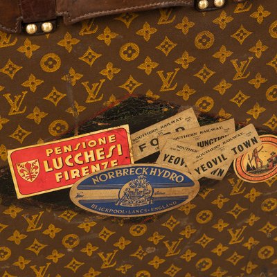 Monogrammierter Franzosischer Kabinenkoffer Von Louis Vuitton 1920er Bei Pamono Kaufen