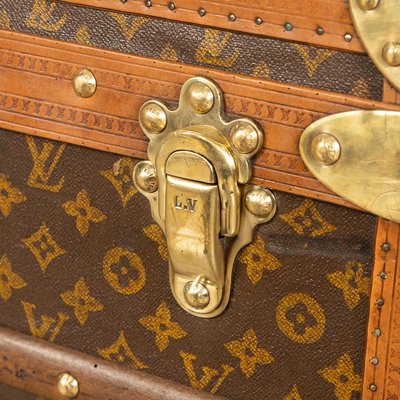 French Monogrammed Cabin Trunk from Louis Vuitton, 1920s for sale