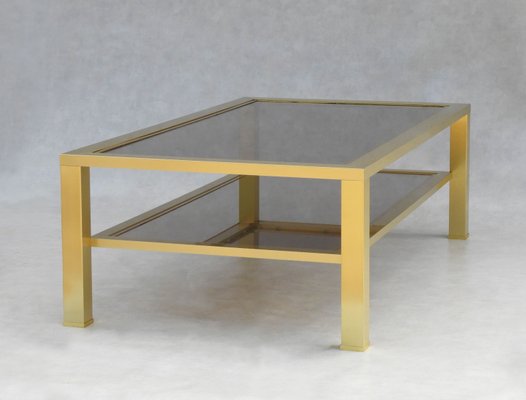 Vintage French Smoked Glass Coffee Table 1980s For At Pamono - Simple Living Fontana Walnut Finish Coffee Table With Glass Top Vintage French Smoked Glass Coffee Table 1980s For At Pamono - Simple Living Fontana Walnut Finish Coffee Table With Glass Top